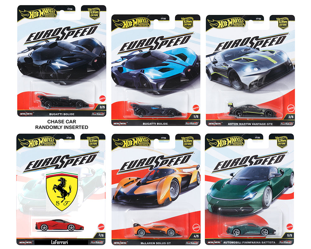 Hot Wheels 1:64 Car Cultures 2025 Factory Sealed Case - Euro Speed