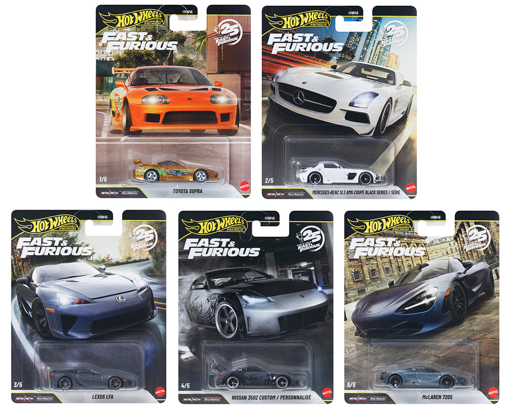 Preorder) Hot Wheels 1:64 Fast & Furious 25th Anniversary Premium Preorder) Hot Wheels 1:64 Fast & Furious 25th Anniversary Premium
