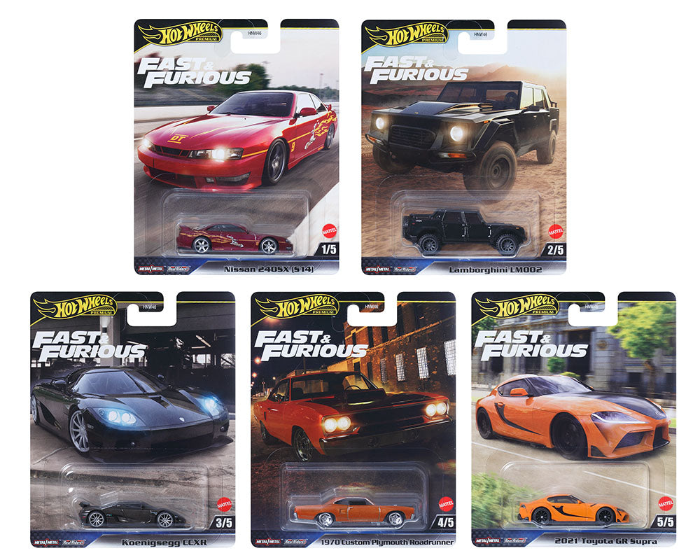 Hot Wheels 1:64 Fast & Furious Premium Factory Sealed Case - 2025