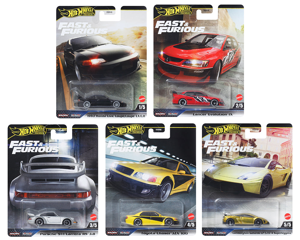 Hot Wheels 1:64 Fast & Furious Premium Factory Sealed Case - 2025