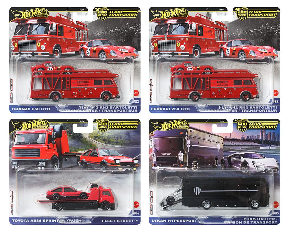 Hot Wheels 1:64 Team Transport 2025 H Case Assortment | Unrivaled USA