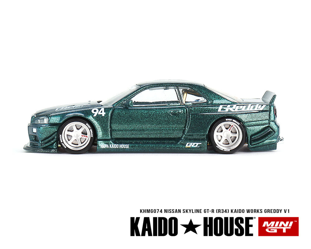 Preorder) Kaido House X Mini GT 1:64 Datsun 510 Pro Street GREDDY Gun