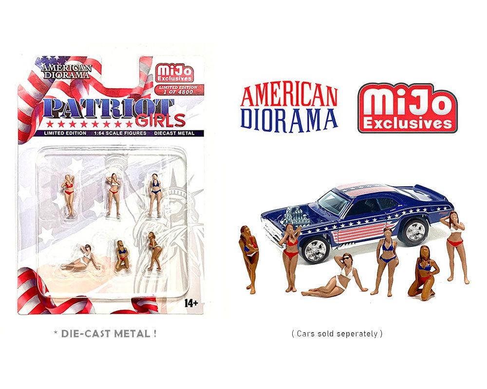 American Diorama 1:64 MiJo Exclusive Figures Set - Patriot Girls
