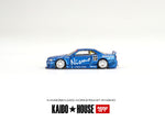 Kaido House x Mini GT 1:64 Nissan Skyline GT-R (R34) Kaido Works V3 – Blue – Limited Edition - Unrivaled USA