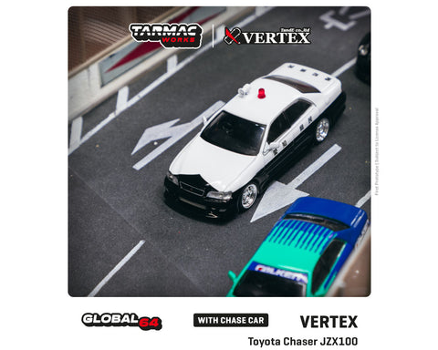 Tarmac Works 1:64 Vertex Toyota Chaser JZX100 - GLOBAL64 - Unrivaled USA