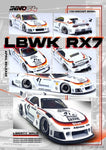 Inno64 1:64 Mazda RX-7 (FD3S) LB-Super Silhouette in White - Unrivaled USA