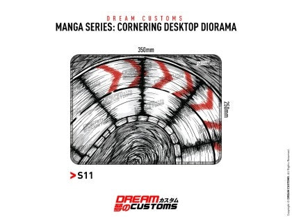 Dream Customs Manga Series: Cornering Desktop Diorama - Unrivaled USA