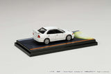 Hobby Japan 1:64 Mitsubishi Lancer RS Evolution Ⅳ - Initial D vs Takumi Fujiwara with Seiji Iwaki Figure - Unrivaled USA