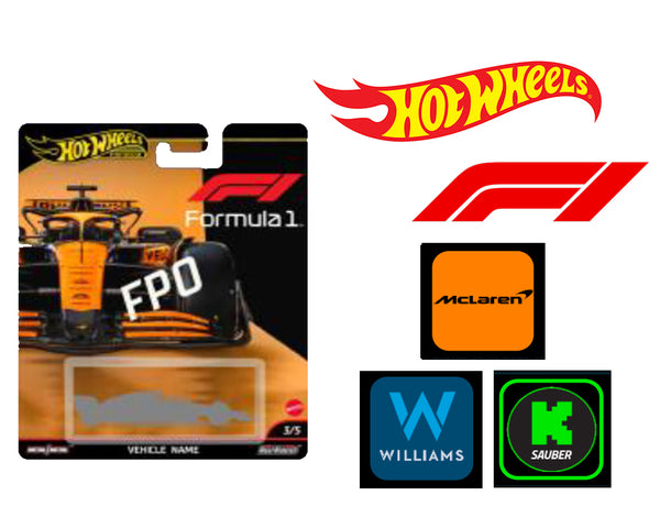 Hot Wheels 1:64 Formula 1 2025 Factory Sealed Case - G Assortment