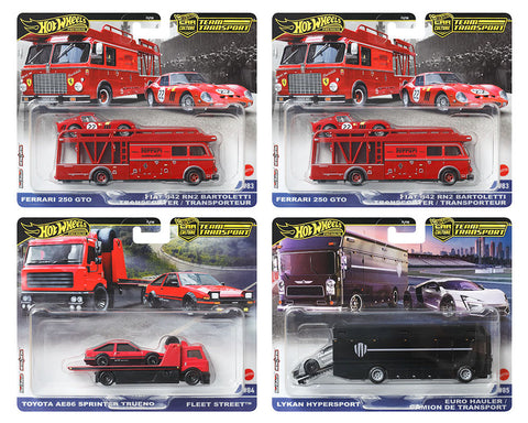 Hot Wheels 1:64 Team Transport 2025 H Case Assortment - Unrivaled USA
