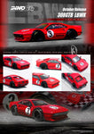 Inno64 1:64 Ferrari 308 GTB Liberty Walk in Red - Unrivaled USA