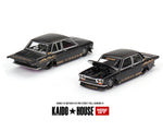 Kaido House x Mini GT 1:64 Datsun 510 Pro Street Full Carbon V1 in Black Carbon - Unrivaled USA