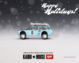 Kaido House x Mini GT 1:64 Datsun 510 Wagon Kaido GT Surf Safari RS Winter Holiday Edition - Unrivaled USA