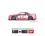 Kaido House x Mini GT 1:64 Nissan Skyline GT-R (R34) Kaido Racing Factory V1 – Pink - Unrivaled USA