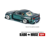 Kaido House x Mini GT 1:64 Nissan Skyline GT-R (R34) Kaido Works Greddy V1 in Green – Limited Edition - Unrivaled USA