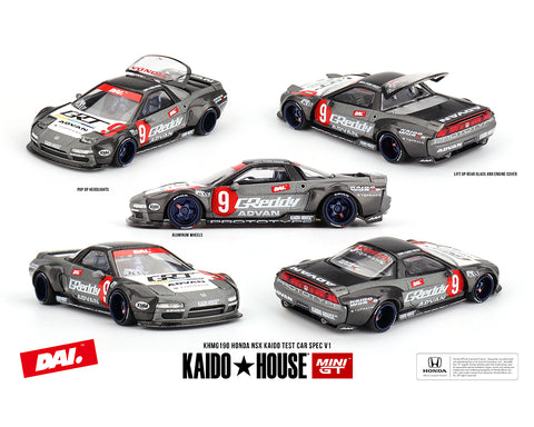 Kaido House x Mini GT 1:64 Honda NSX Kaido Test Car Spec V1 - Unrivaled USA