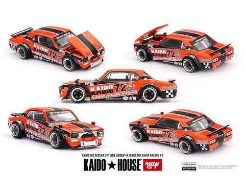Kaido House x Mini GT 1:64 Nissan Skyline 2000GT-R (KPGC10) Kaido Racing V1 - Unrivaled USA