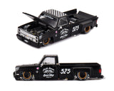 Kaido House x Mini GT Chevrolet Silverado Dually Hot Rod V1 – Flat Black (2) - Unrivaled USA
