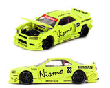 Kaido House x Mini GT Nissan Skyline GT-R (R34) Kaido Works V4 – Yellow (2) - Unrivaled USA
