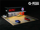 G-Fans 1:64 Scale Illuminated Diorama Model - KFC - Unrivaled USA