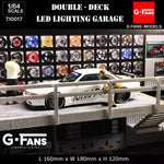 G-Fans 1:64 Scale Illuminated Diorama Model - Double-Deck Nissan Themed - Unrivaled USA