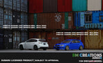 BM Creations 1:64 2009 Subaru Impreza WRX RHD - White - Unrivaled USA