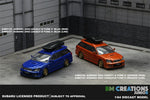 BM Creations 1:64 Subaru Legacy Touring Wagon GT-B RHD - Blue - Unrivaled USA