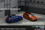 BM Creations 1:64 Subaru Legacy Touring Wagon GT-B RHD - Orange - Unrivaled USA