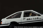 Hobby Japan 1:64 Initial D Toyota Sprinter Trueno GT APEX AE86 with Driver Figure Takumi Fujiwara vs Takeshi Nakazato - Unrivaled USA