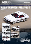 Inno64 1:64 Nissan Skyline 2000 Turbo RS-X (DR30) in White - Unrivaled USA