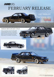 Inno64 1:64 Nissan Skyline GTS-R (R31) in 2-Tone Black/Gun Metal - Unrivaled USA