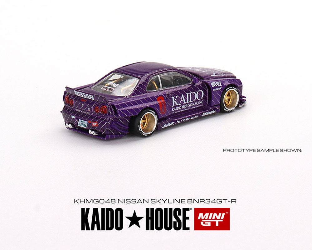 Kaido House x Mini GT 1:64 Nissan Skyline GT-R (R34) Kaido