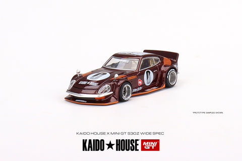 Kaido House x Mini GT Datsun Fairlady S30Z Widespec (Dark Red) - Unrivaled USA