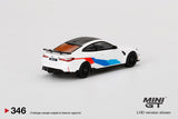 Mini GT 1:64 MiJo Exclusive BMW M4 M-Performance (G82) Alpine White - Unrivaled USA