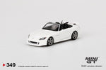 Mini GT 1:64 MiJo Exclusive Honda S2000 (AP2) Type S Grand Prix White - Unrivaled USA