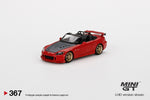 Mini GT 1:64 MiJo Exclusive Mugen Honda S2000 (AP2) New Formula Red - Unrivaled USA