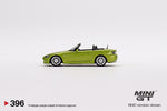 Mini GT 1:64 MiJo Exclusives Honda S2000 (AP2) Lime Green Metallic - Unrivaled USA