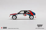 Mini GT 1:64 MiJo Exclusives Lancia Delta HF Integrale Evoluzione Martini Racing - Unrivaled USA