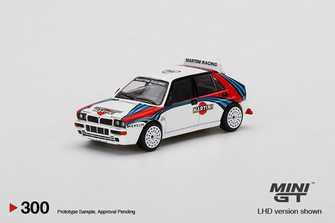 Mini GT 1:64 MiJo Exclusives Lancia Delta HF Integrale Evoluzione Martini Racing - Unrivaled USA