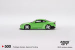 Mini GT 1:64 Nissan Silvia Pandem (S15) (Green) - Unrivaled USA