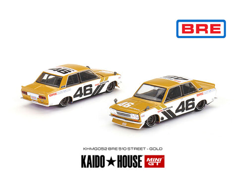 Kaido House x Mini GT 1:64 Datsun 510 Pro Street BRE V3 Limited Edition - Unrivaled USA