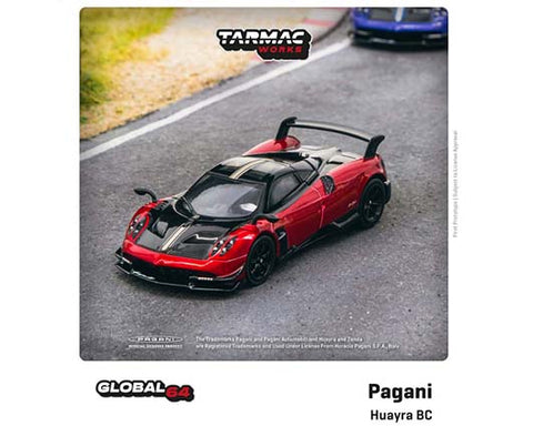 Tarmac Works 1:64 Global Pagani Huayra BC Rosso Dubai - GLOBAL64 - Unrivaled USA