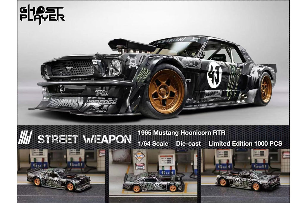 Preorder) Street Weapon 1:64 1965 Ford Mustang Hoonicorn RTR Los