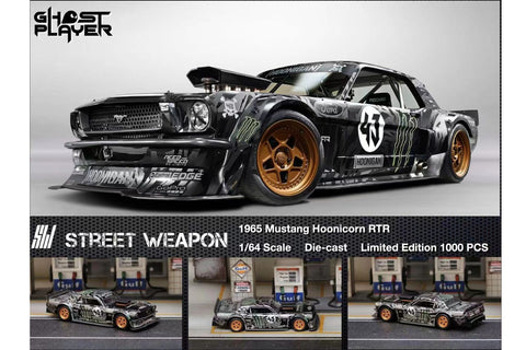 Street Weapon 1:64 1965 Ford Mustang Hoonicorn RTR Los Angeles "Ken Block" Gymkhana - Unrivaled USA