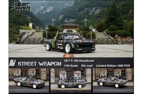 Street Weapon 1:64 1977 Ford F-150 Hoonitruck Tianmen Mountain "Ken Block" Climbkhana - Unrivaled USA