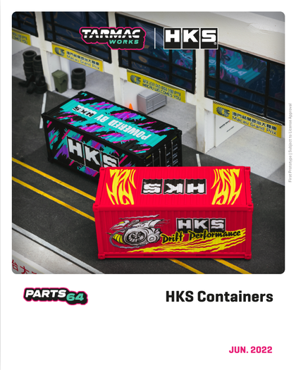 Tarmac Works 1:64 HKS Containers 2 Pack - PARTS64 - Unrivaled USA