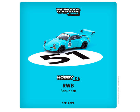 Tarmac Works 1:64 RWB Blackdate (Blue) - HOBBY64 - Unrivaled USA
