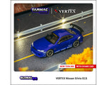 Tarmac Works 1:64 Vertex Nissan Silvia S15 (Blue Metallic) - GLOBAL64 - Unrivaled USA
