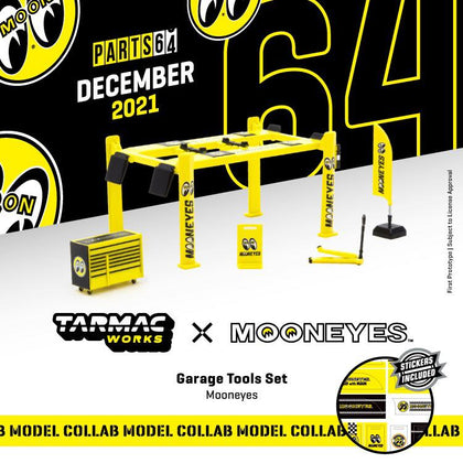 Tarmac Works x Mooneyes 1:64 Garage Tools Set - PARTS64 - Unrivaled USA