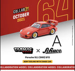 (Preorder) Tarmac Works x Schuco 1:64 Porsche 911 (993) GT2 - Unrivaled USA